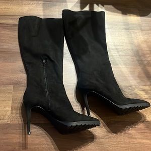 Black Suede Boots